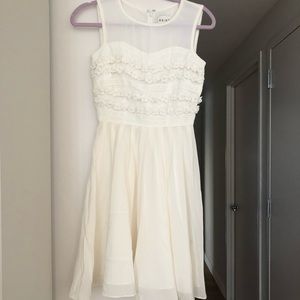 Reiss White silk dress 0